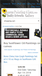 Mobile Screenshot of canvaspainting4less.com